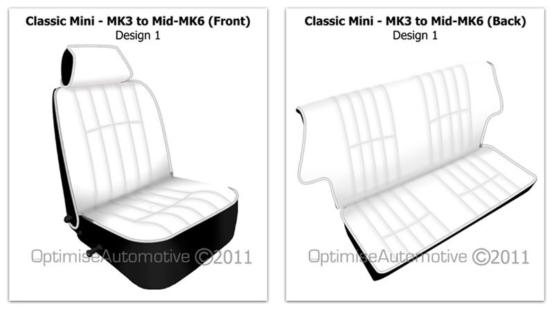 austin mini seat covers
