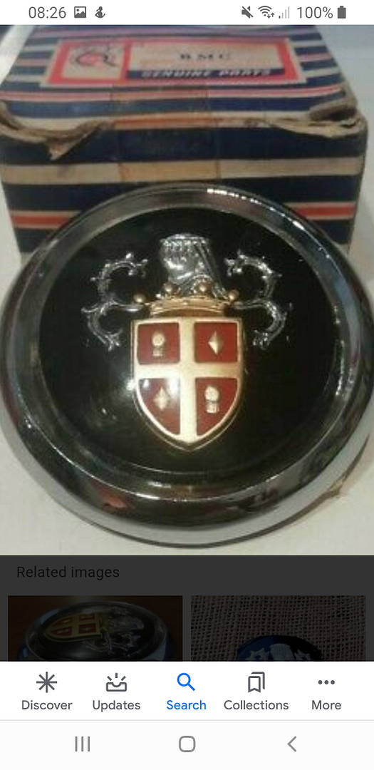 Classic mini clearance bonnet badge