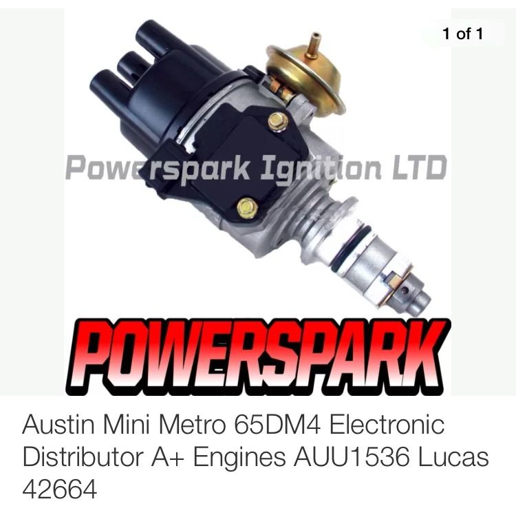 Engines AUU1536 Lucas 42664 Austin Mini Metro 65DM4 Electronic Distributor A